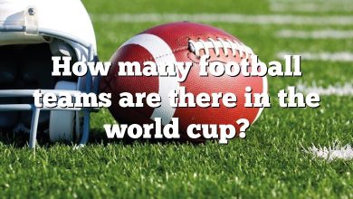 How many football teams are there in the world cup?