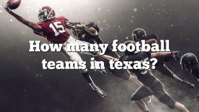 How many football teams in texas?