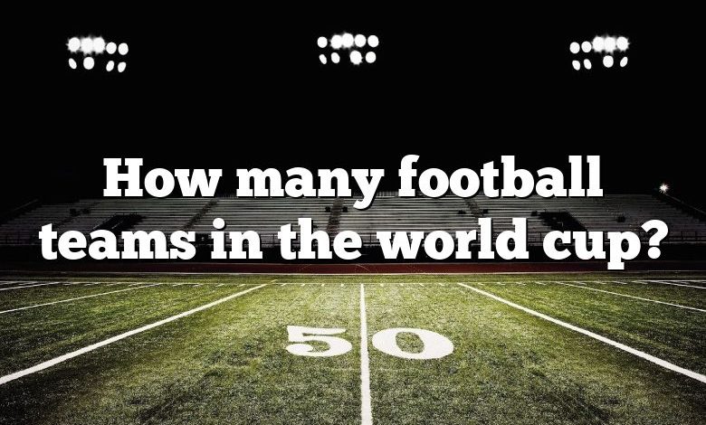 How many football teams in the world cup?