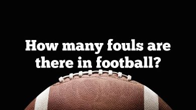 How many fouls are there in football?
