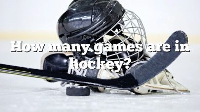 How many games are in hockey?