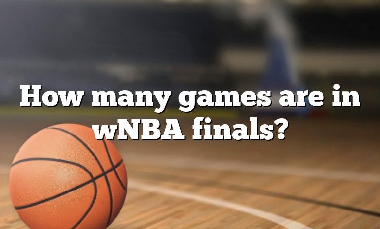 How many games are in wNBA finals?