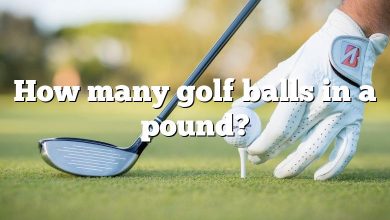 How many golf balls in a pound?