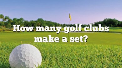 How many golf clubs make a set?