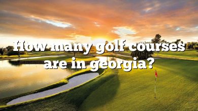 How many golf courses are in georgia?