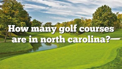 How many golf courses are in north carolina?