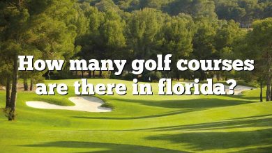 How many golf courses are there in florida?