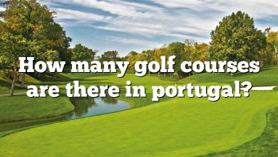 How many golf courses are there in portugal?