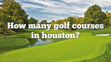 How many golf courses in houston?