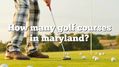 How many golf courses in maryland?