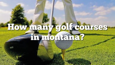 How many golf courses in montana?