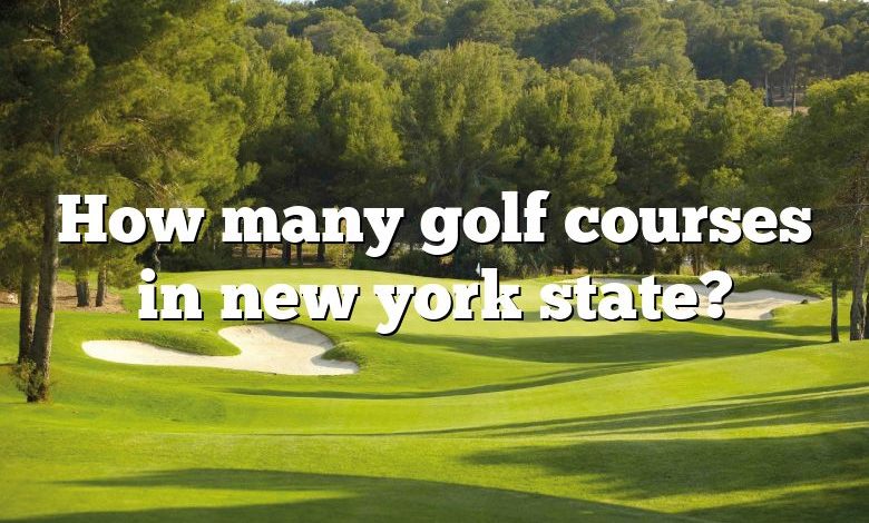 How many golf courses in new york state?