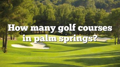 How many golf courses in palm springs?