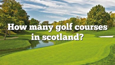 How many golf courses in scotland?