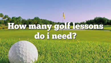 How many golf lessons do i need?