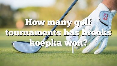 How many golf tournaments has brooks koepka won?