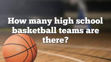 How many high school basketball teams are there?