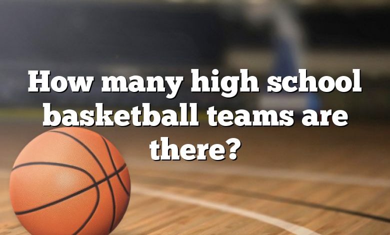 How many high school basketball teams are there?