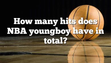 How many hits does NBA youngboy have in total?