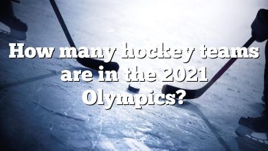 How many hockey teams are in the 2021 Olympics?