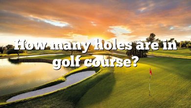 How many holes are in golf course?