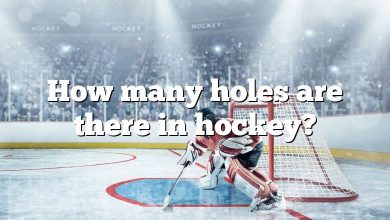 How many holes are there in hockey?