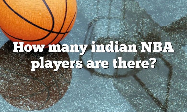 How many indian NBA players are there?