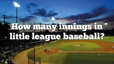 How many innings in little league baseball?