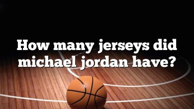 How many jerseys did michael jordan have?
