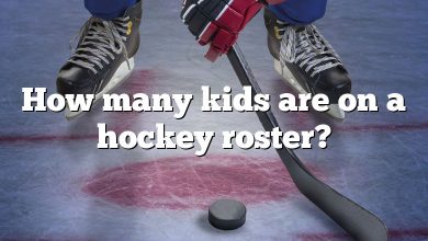 How many kids are on a hockey roster?