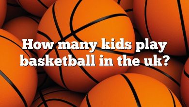 How many kids play basketball in the uk?
