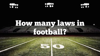 How many laws in football?