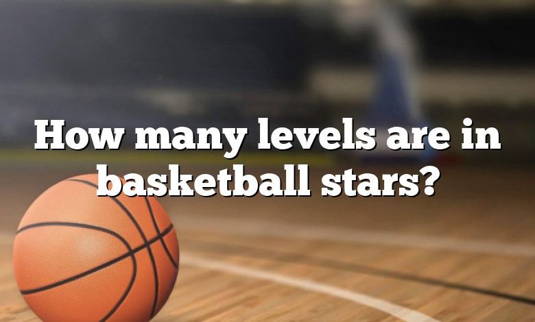 How many levels are in basketball stars?