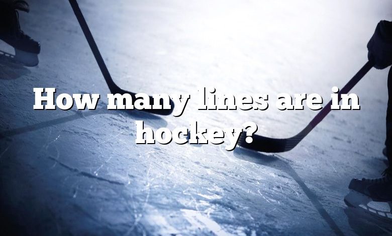 How many lines are in hockey?