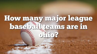How many major league baseball teams are in ohio?
