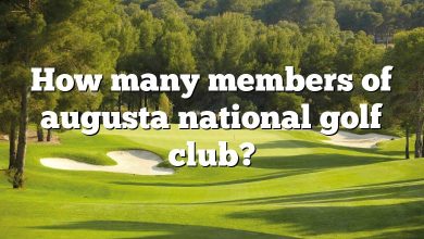 How many members of augusta national golf club?