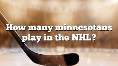 How many minnesotans play in the NHL?