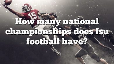 How many national championships does fsu football have?