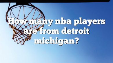 How many nba players are from detroit michigan?