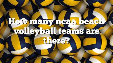 How many ncaa beach volleyball teams are there?