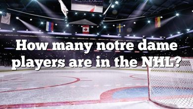 How many notre dame players are in the NHL?