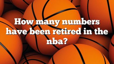 How many numbers have been retired in the nba?