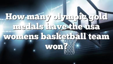 How many olympic gold medals have the usa womens basketball team won?