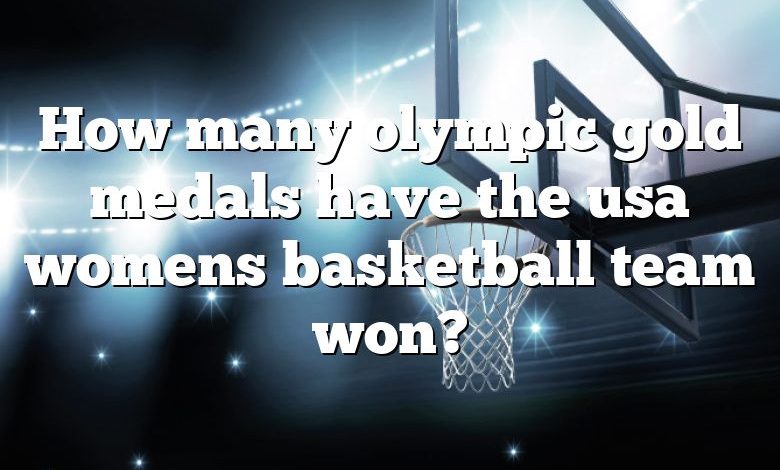 How many olympic gold medals have the usa womens basketball team won?