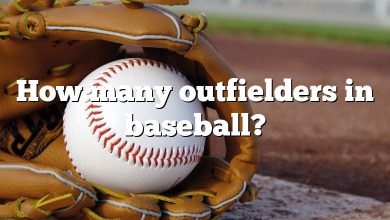 How many outfielders in baseball?