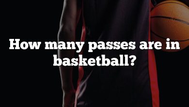 How many passes are in basketball?