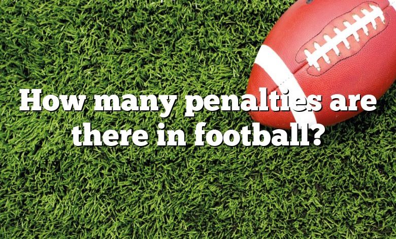 How many penalties are there in football?