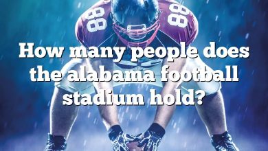 How many people does the alabama football stadium hold?