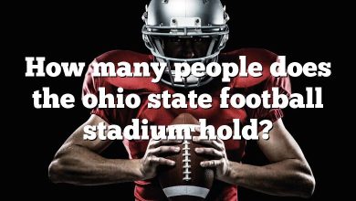 How many people does the ohio state football stadium hold?