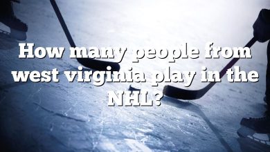 How many people from west virginia play in the NHL?